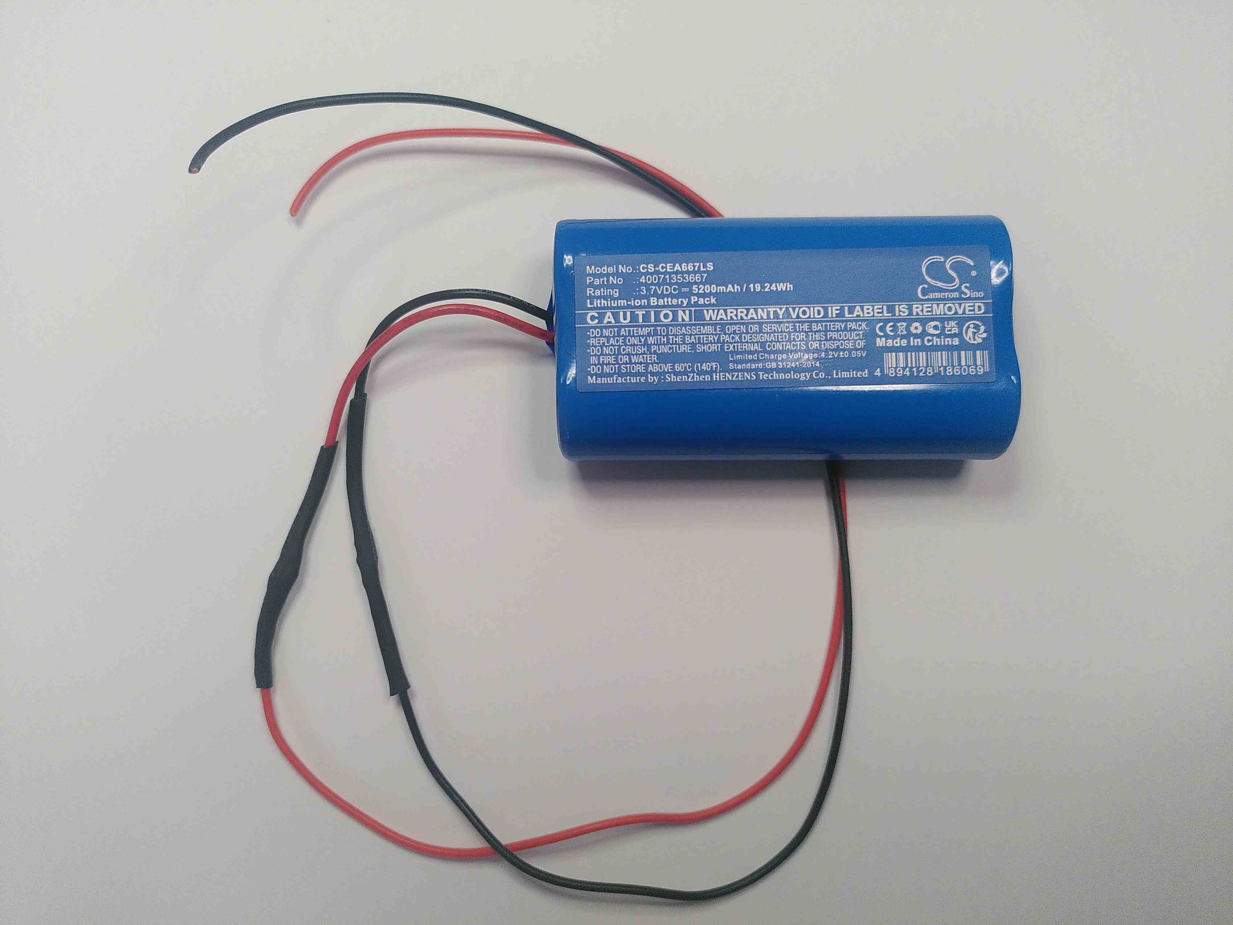 Rallonge des fils de la batterie