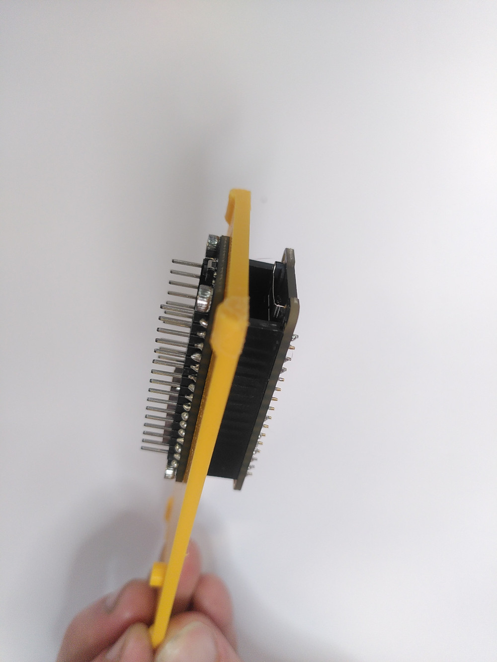 Brancher la carte adafruit addalogger sous la carte RTC